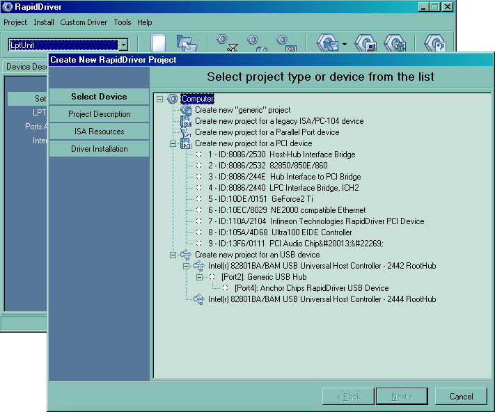 RapidDriver Explorer Screenshot